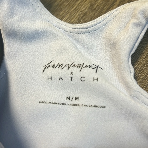 Free People Movement x Hatch Never Better Square Neck Bra Orchid M - Picture 4 of 9